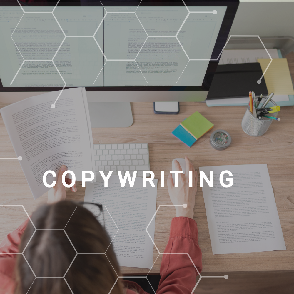 Copywriting, proofreading, editing